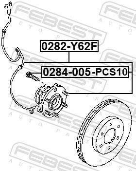 Rato varžtas FEBEST 0284-005-PCS10