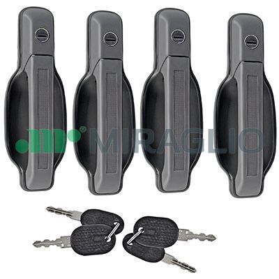 Užrakto cilindro komplektas MIRAGLIO 85/107