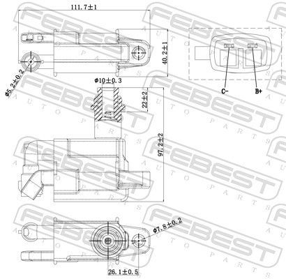 Ritė, uždegimas FEBEST 01640-011