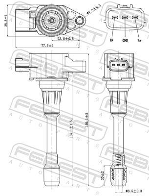 Ritė, uždegimas FEBEST 02640-002