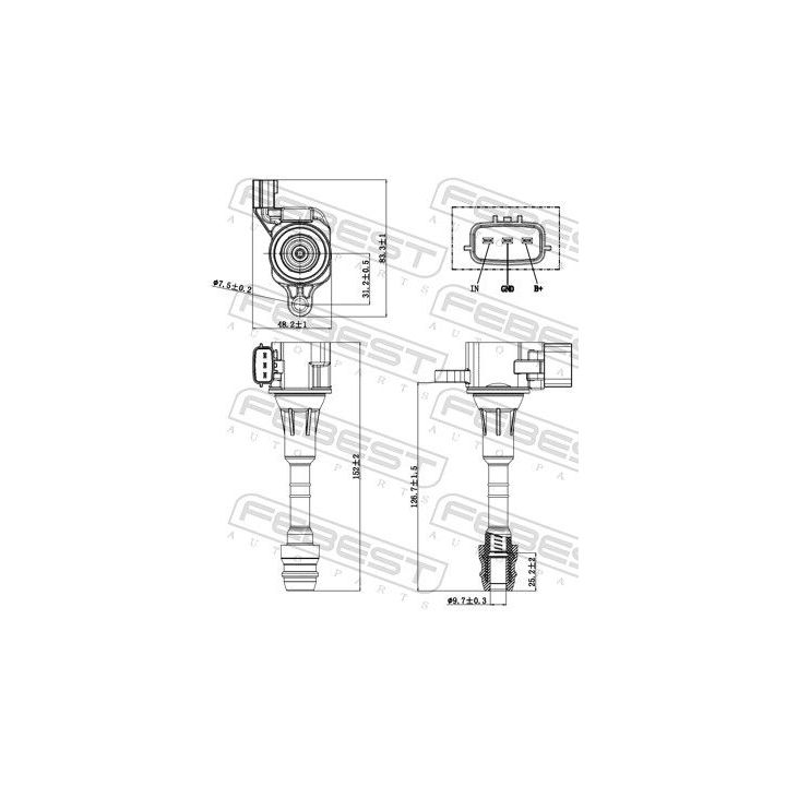 Ritė, uždegimas FEBEST 02640-006