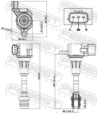 Ritė, uždegimas FEBEST 02640-006