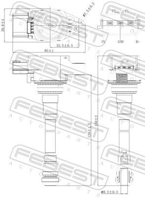 Ritė, uždegimas FEBEST 02640-007