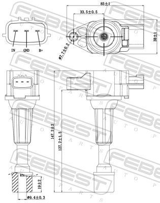 Ritė, uždegimas FEBEST 05640-001