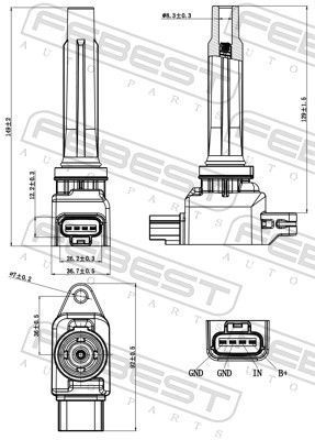 Ritė, uždegimas FEBEST 05640-002