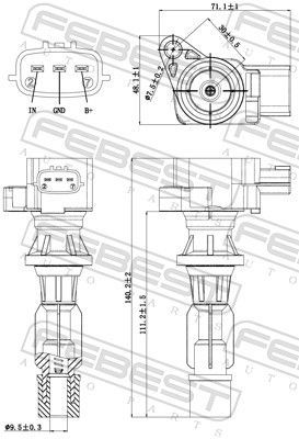 Ritė, uždegimas FEBEST 05640-003