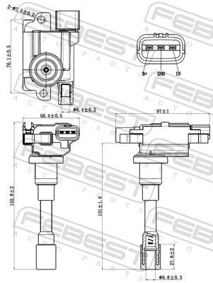 Ritė, uždegimas FEBEST 07640-001