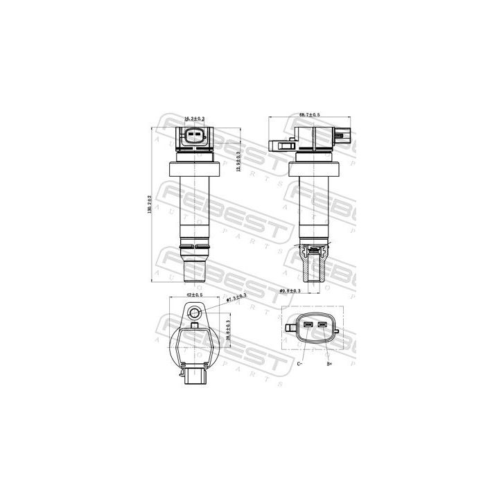 Ritė, uždegimas FEBEST 12640-001