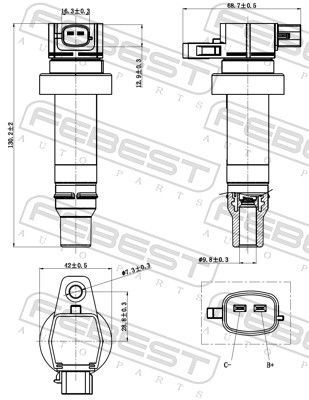 Ritė, uždegimas FEBEST 12640-001