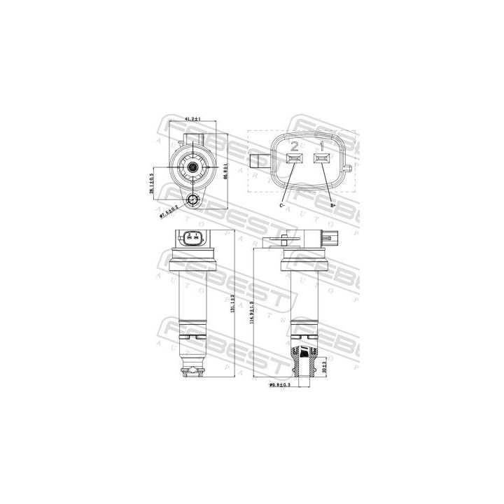 Ritė, uždegimas FEBEST 12640-002