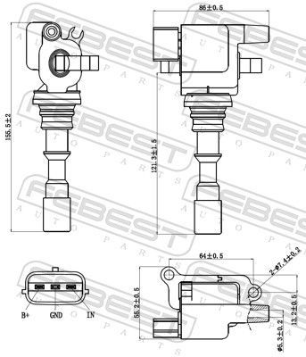 Ritė, uždegimas FEBEST 12640-010