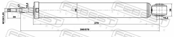 Amortizatorius FEBEST 12650961R