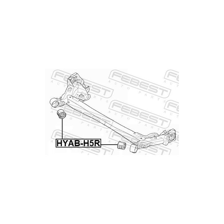 Stebulės laikiklio įvorė FEBEST HYAB-H5R