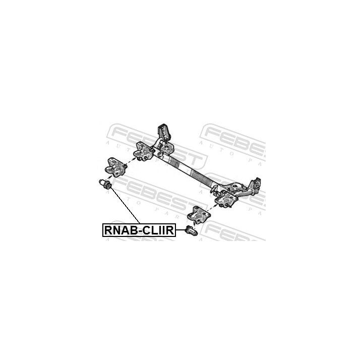 Stebulės laikiklio įvorė FEBEST RNAB-CLIIR