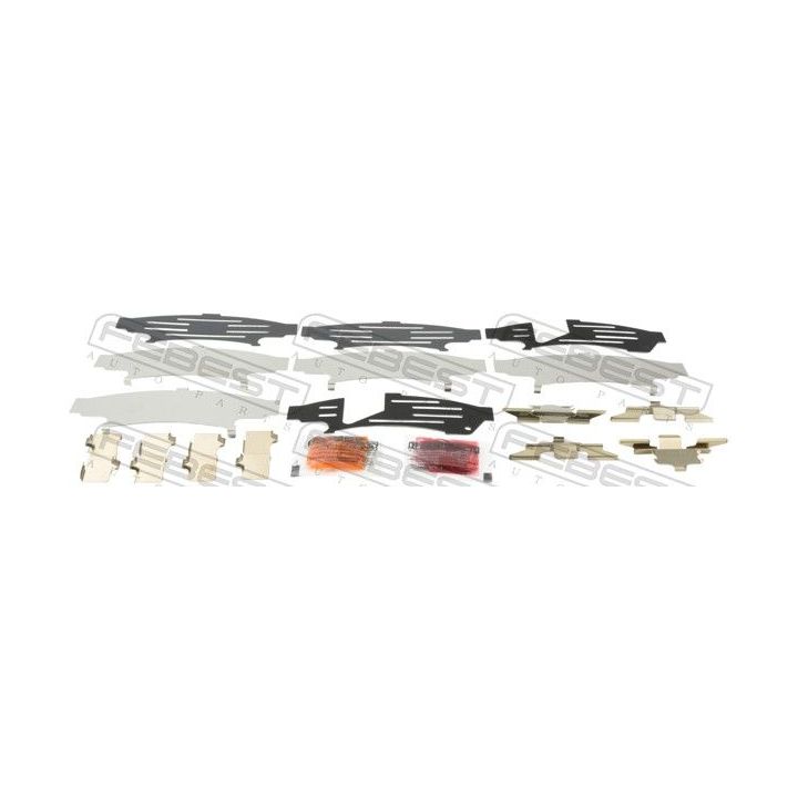 Priedų komplektas, diskinių stabdžių trinkelės FEBEST 0503-GHF