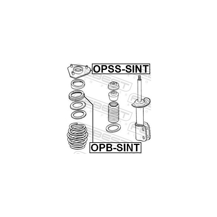 Pakabos statramsčio atraminis guolis FEBEST OPSS-SINT
