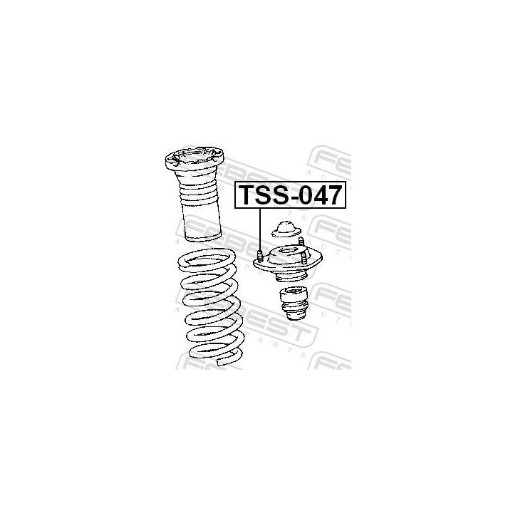 Pakabos statramsčio atraminis guolis FEBEST TSS-047