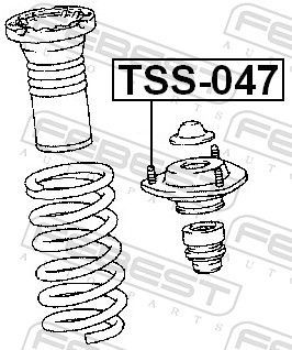Pakabos statramsčio atraminis guolis FEBEST TSS-047
