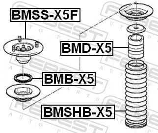 Atraminis buferis, pakaba FEBEST BMD-X5