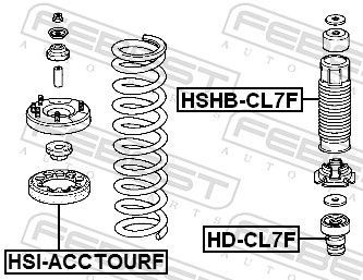 Atraminis buferis, pakaba FEBEST HD-CL7F