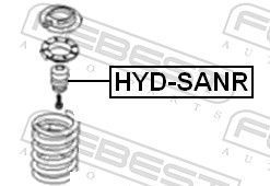 Atraminis buferis, pakaba FEBEST HYD-SANR
