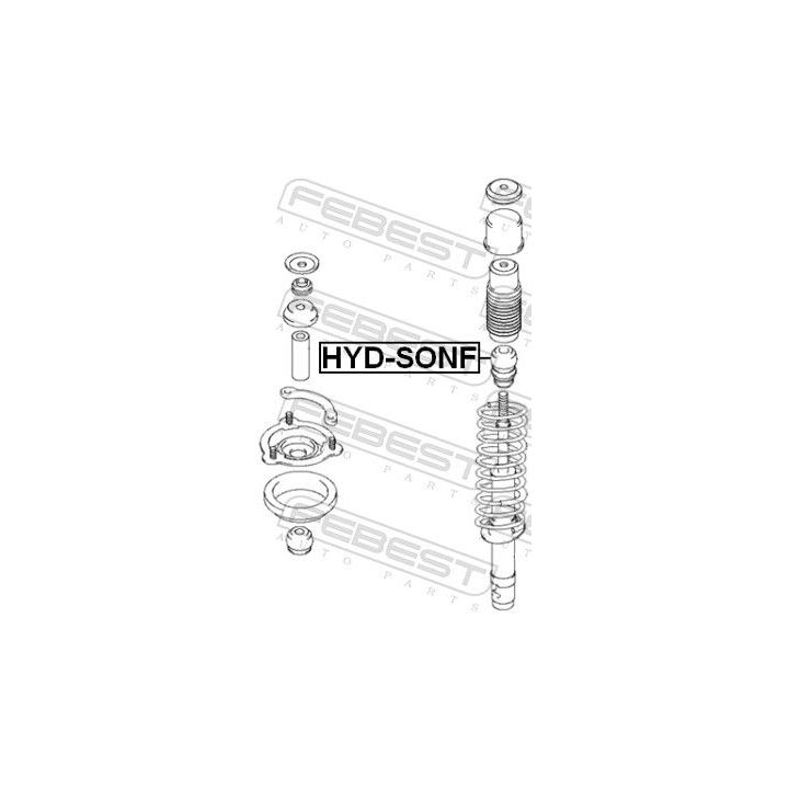 Atraminis buferis, pakaba FEBEST HYD-SONF