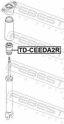 Atraminis buferis, pakaba FEBEST KD-CEEDA2R