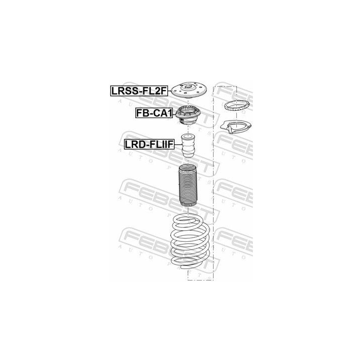 Atraminis buferis, pakaba FEBEST LRD-FLIIF