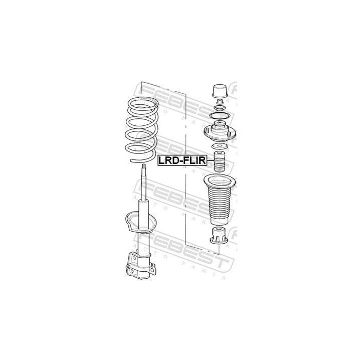 Atraminis buferis, pakaba FEBEST LRD-FLIR