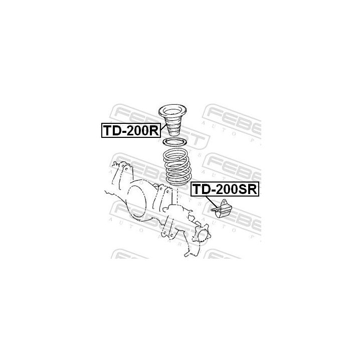 Atraminis buferis, pakaba FEBEST TD-200R