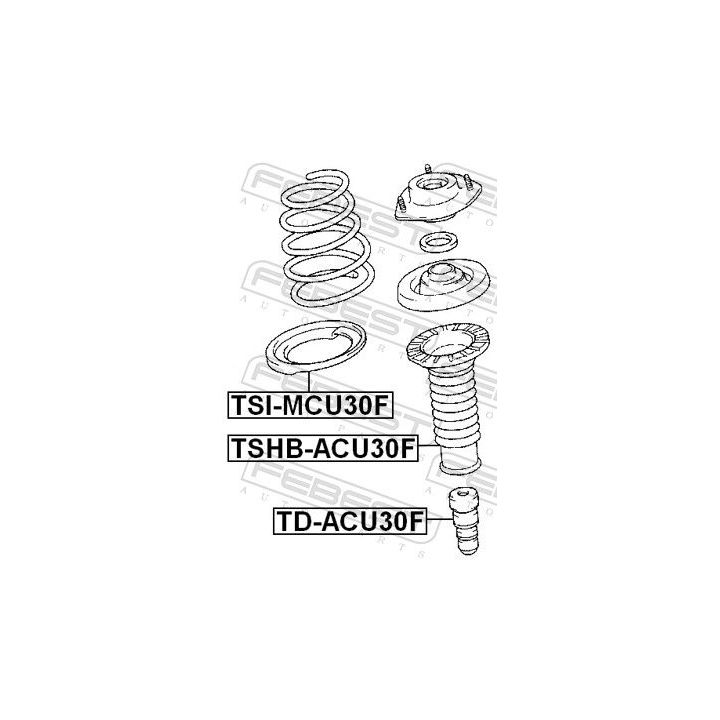 Atraminis buferis, pakaba FEBEST TD-ACU30F