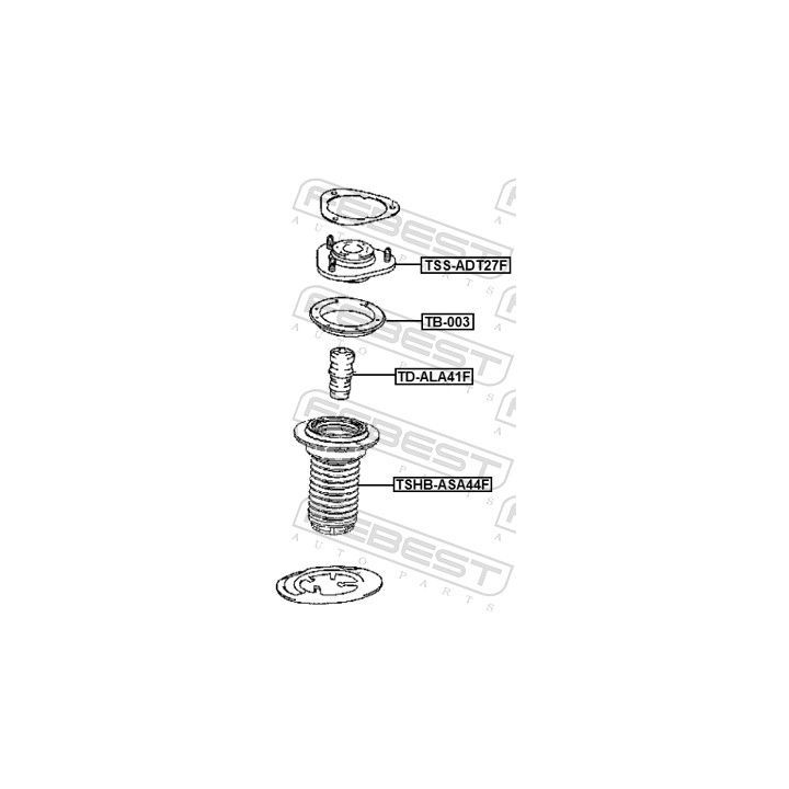 Atraminis buferis, pakaba FEBEST TD-ALA41F