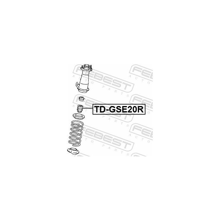 Atraminis buferis, pakaba FEBEST TD-GSE20R