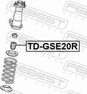 Atraminis buferis, pakaba FEBEST TD-GSE20R