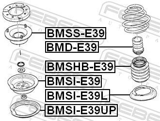 Spyruoklės dangtelis FEBEST BMSI-E39