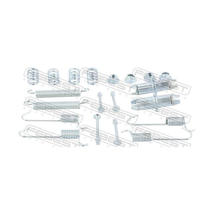 Priedų komplektas, stovėjimo stabdžių trinkelės FEBEST 1204-IX354WDR-KIT