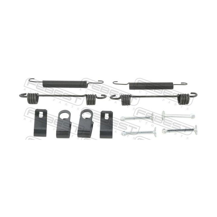 Priedų komplektas, stovėjimo stabdžių trinkelės FEBEST 1204-SONR-KIT