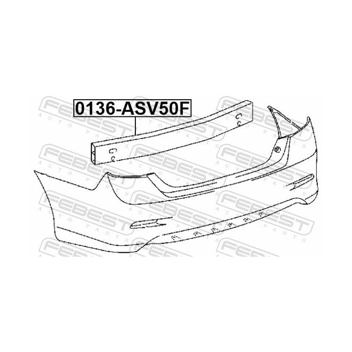 Atrama, buferis FEBEST 0136-ASV50R