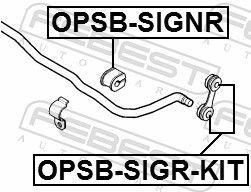 Skersinio stabilizatoriaus komplektas FEBEST OPSB-SIGR-KIT