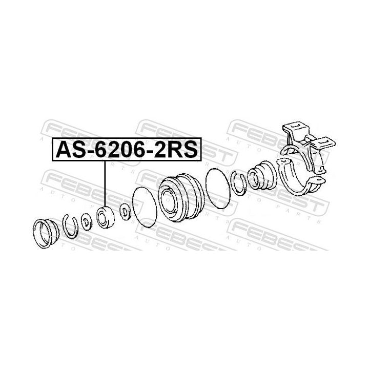 Guolis FEBEST AS-6206-2RS