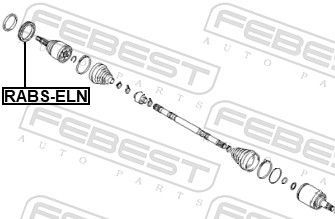 Jutiklio žiedas, ABS FEBEST RABS-ELN