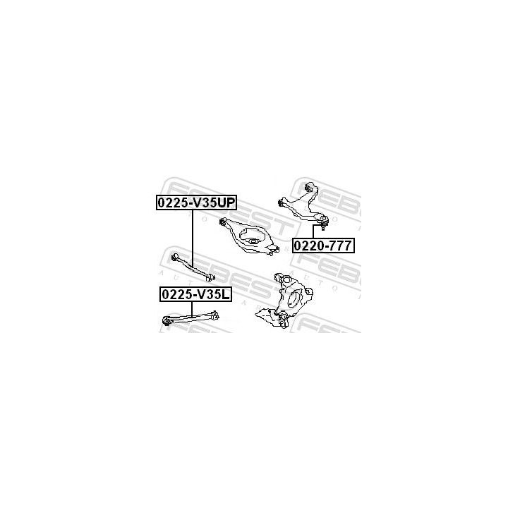 Šarnyras / girgždukas FEBEST 0220-777