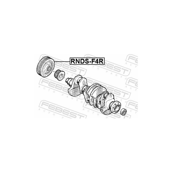 Skriemulys, alkūninis velenas FEBEST RNDS-F4R