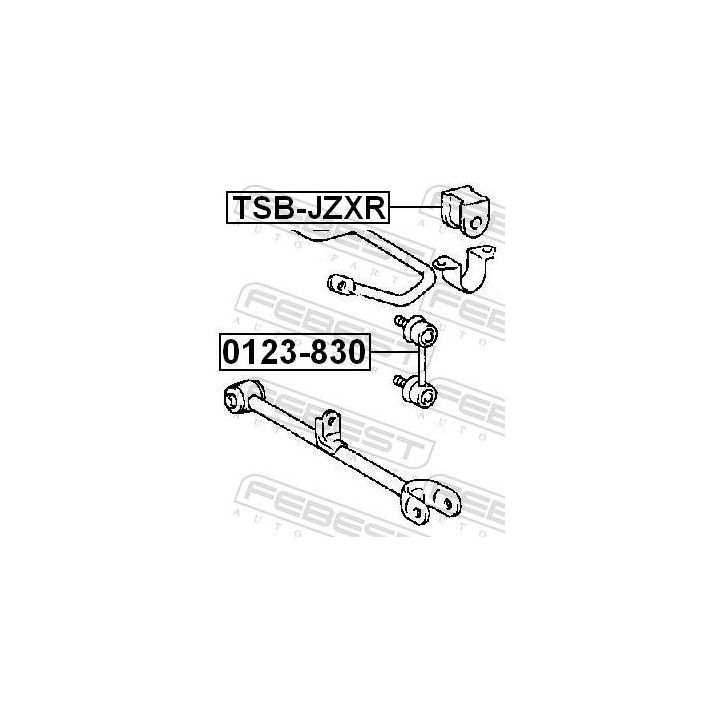 šarnyro stabilizatorius FEBEST 0123-830