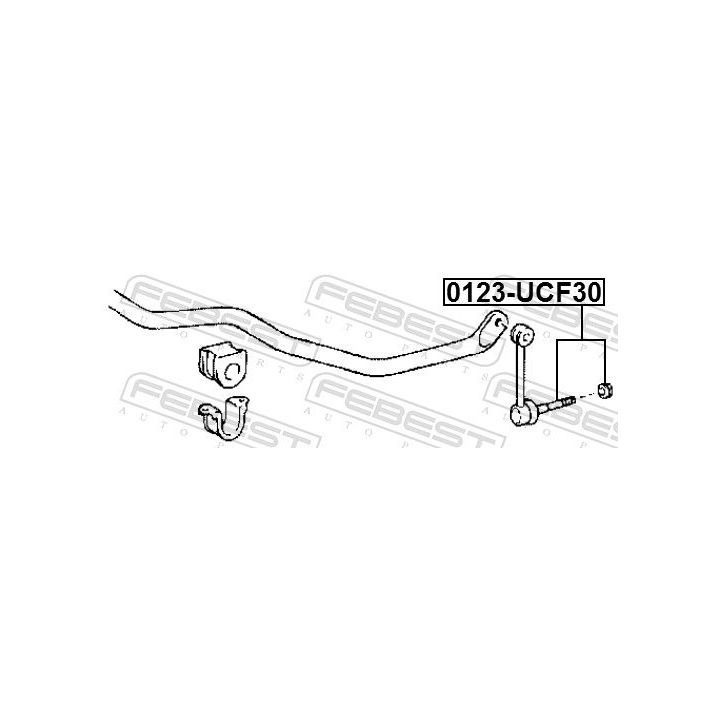 šarnyro stabilizatorius FEBEST 0123-UCF30