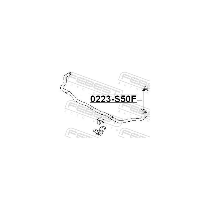 šarnyro stabilizatorius FEBEST 0223-S50F