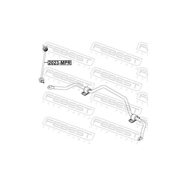 šarnyro stabilizatorius FEBEST 2023-MPR