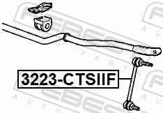 šarnyro stabilizatorius FEBEST 3223-CTSIIF
