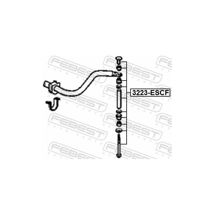 šarnyro stabilizatorius FEBEST 3223-ESCF