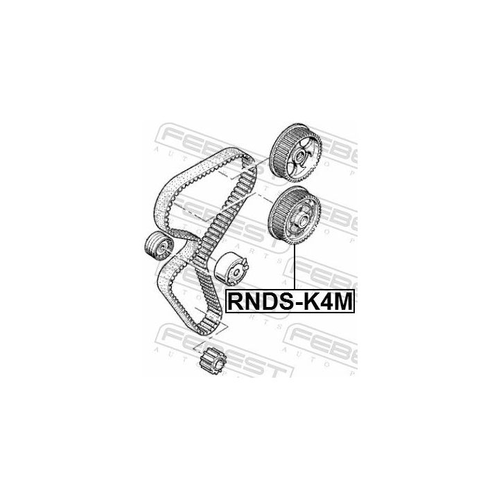 Skirstomojo veleno reguliatorius FEBEST RNDS-K4M